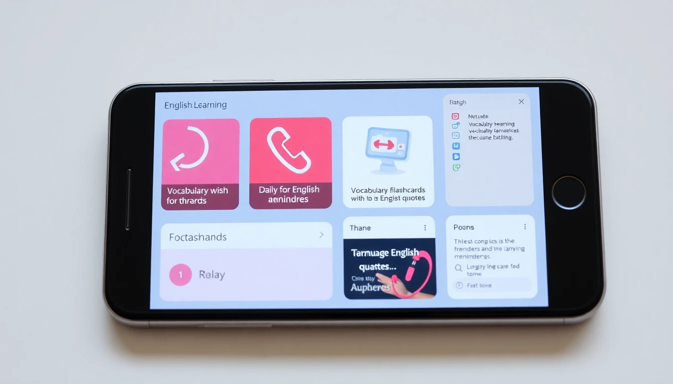 영어 독학 스마트폰 홈화면 활용법 2026