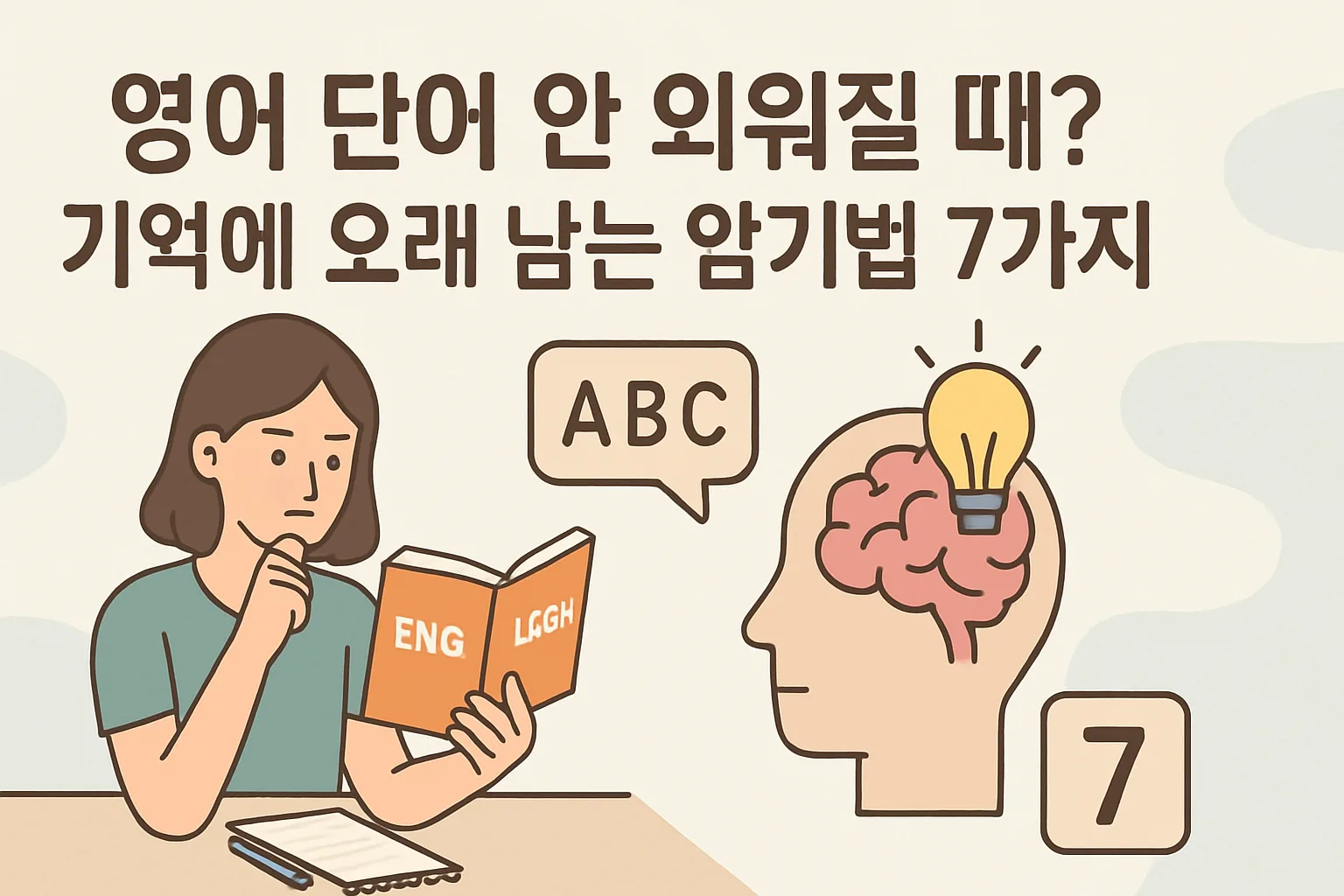 영어 단어 안 외워질 때? 기억에 오래 남는 암기법 7가지