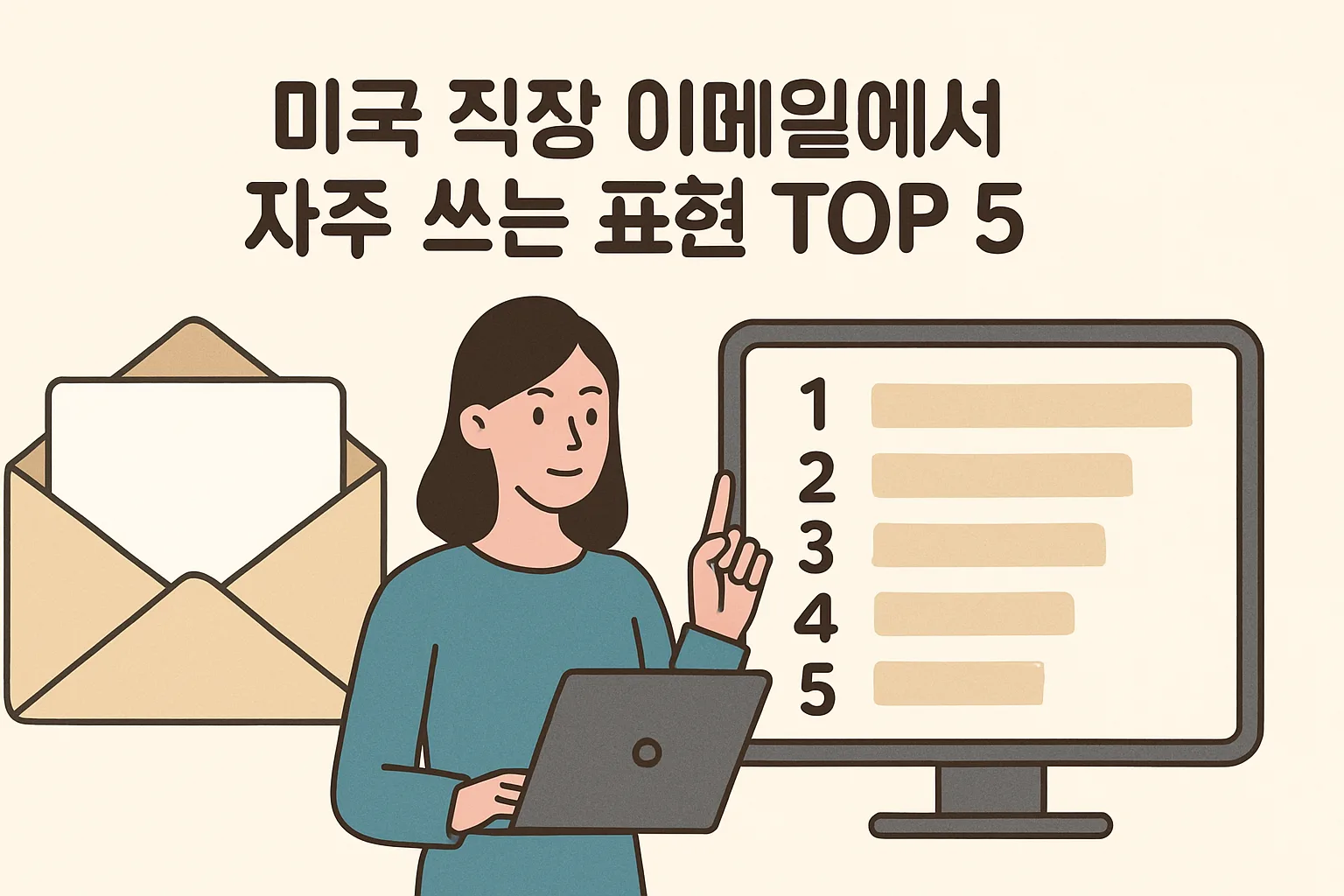 미국 직장 이메일에서 자주 쓰는 표현 TOP 5