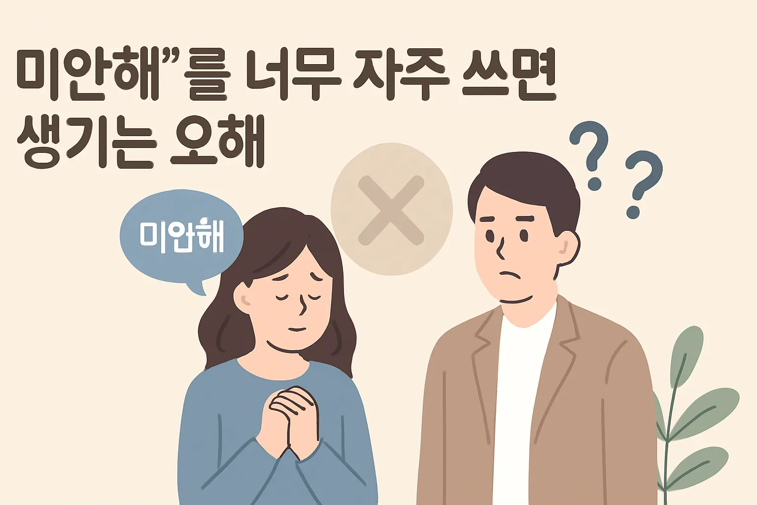 “I’m sorry”를 너무 자주 쓰면 생기는 오해