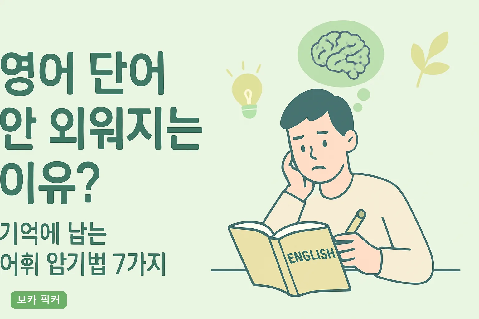 영어 단어 안 외워지는 이유? 기억에 남는 어휘 암기법 7가지