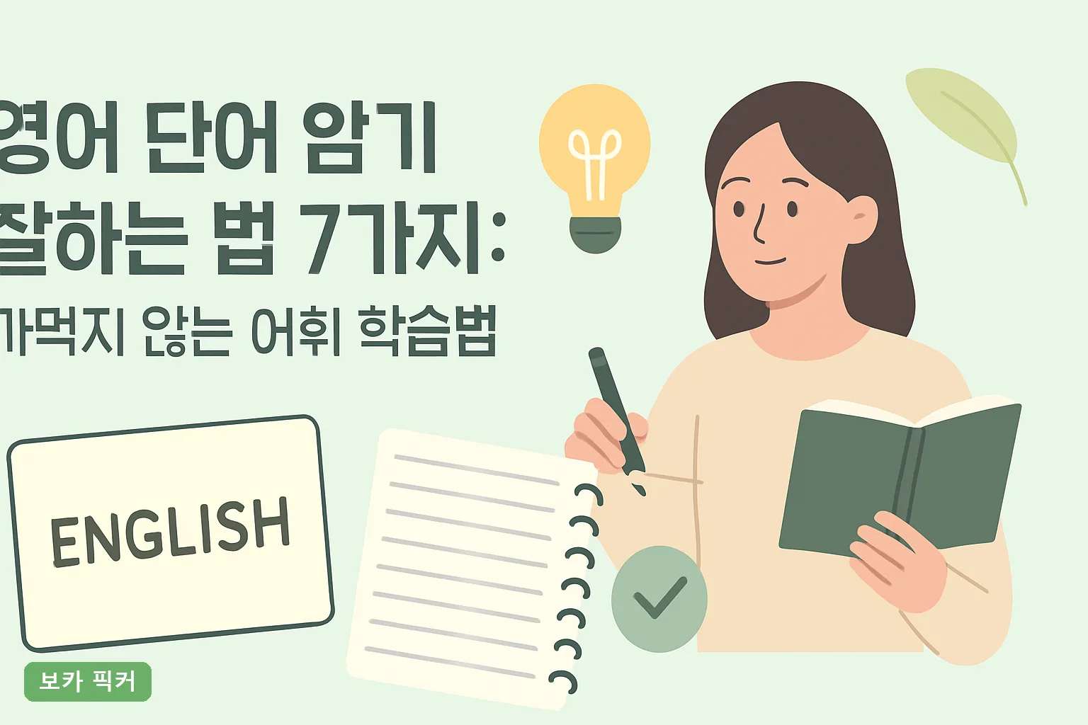 영어 단어 암기 잘하는 법 7가지: 까먹지 않는 어휘 학습법