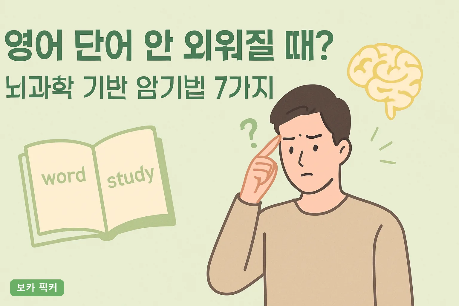 영어 단어 안 외워질 때? 뇌과학 기반 암기법 7가지