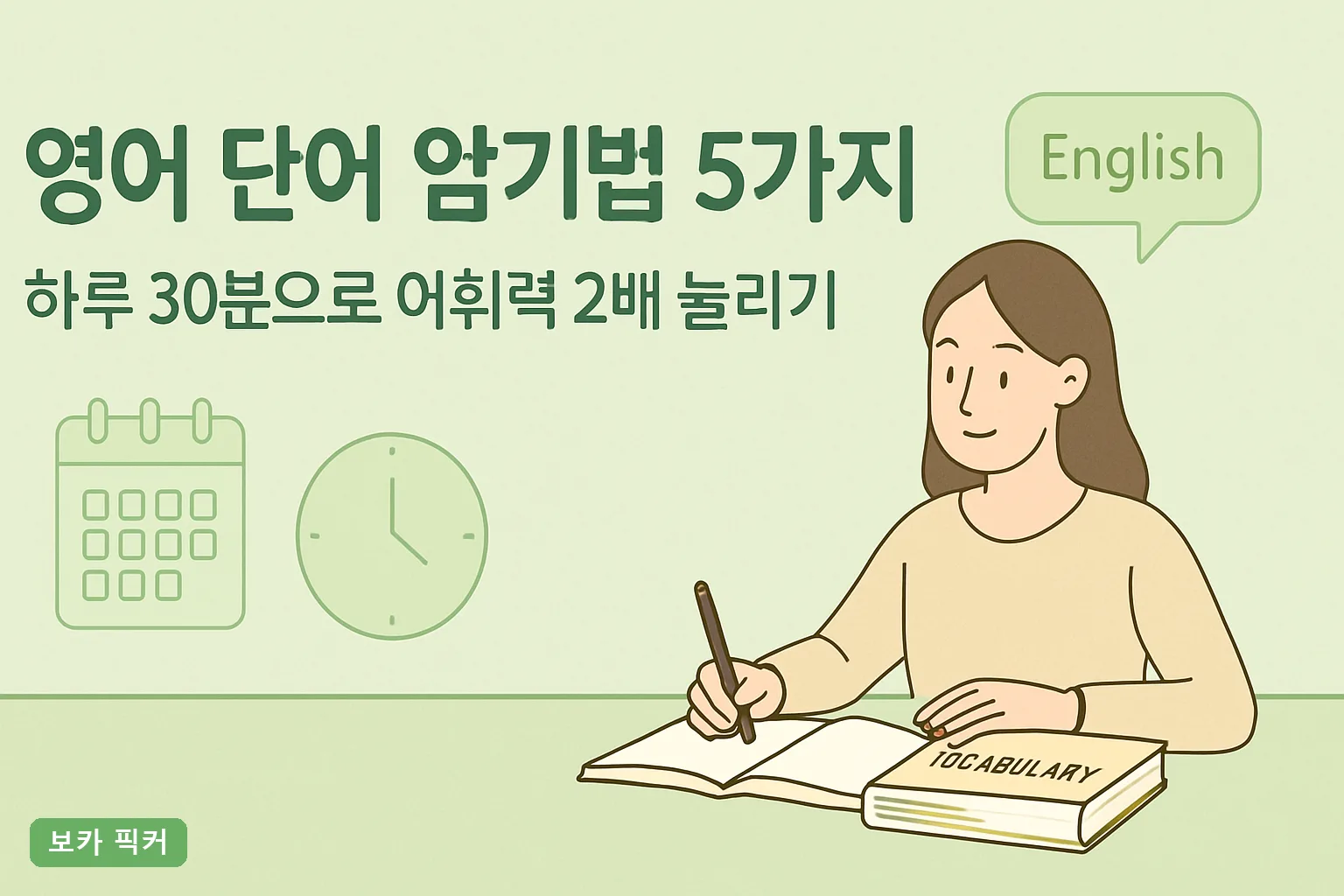 영어 단어 암기법 5가지: 하루 30분으로 어휘력 2배 늘리기