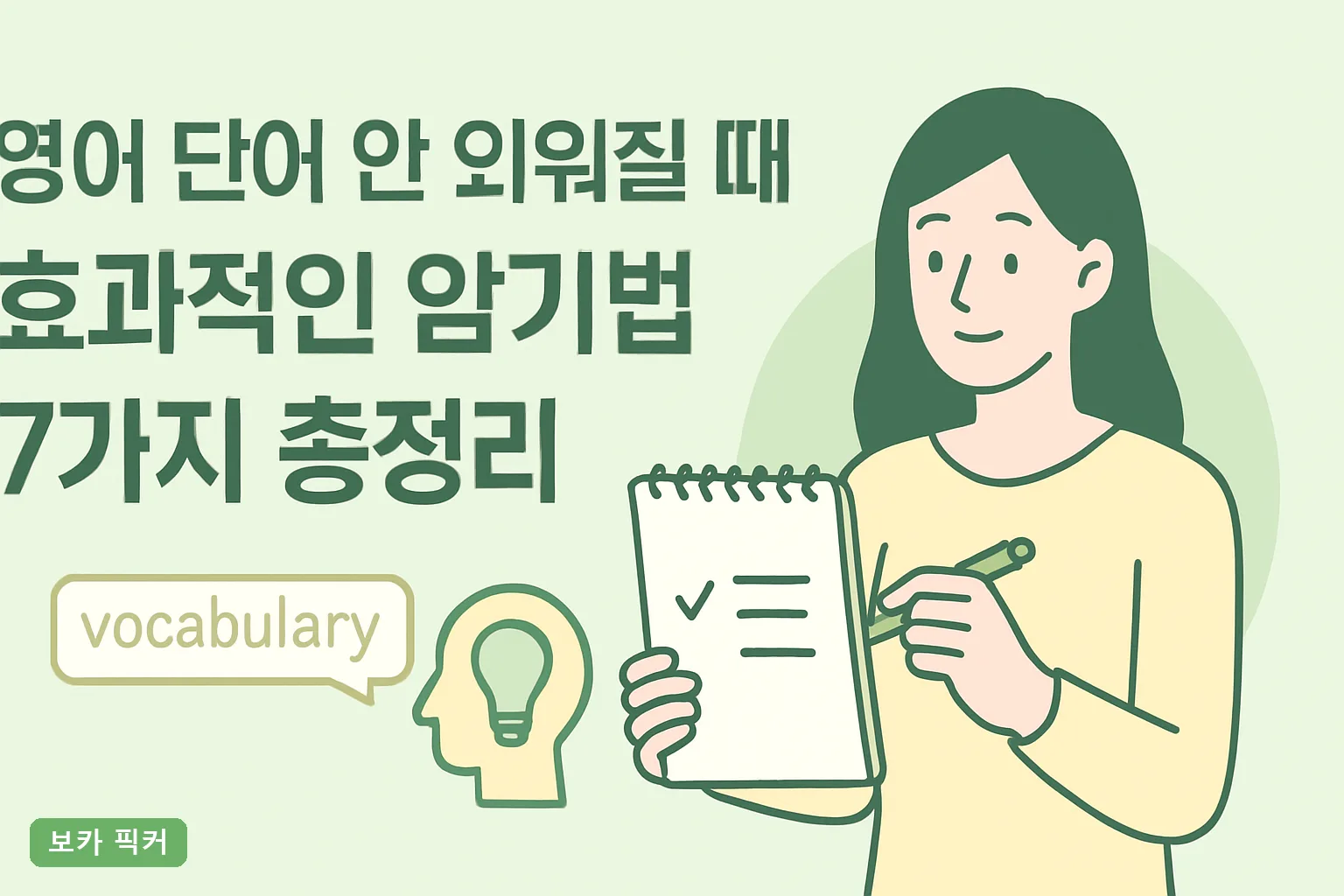 영어 단어 안 외워질 때 효과적인 암기법 7가지 총정리